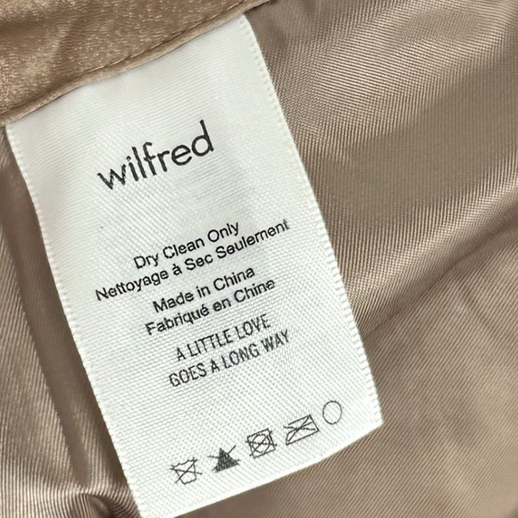 Aritzi Wilfred Brown Academia Plaid Mini Skirt‎ Womens Sz 0 Dorine Cashmere Wool - Picture 8 of 15